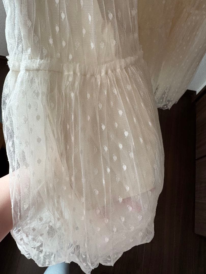 イエナドットチュールプリーツスカート