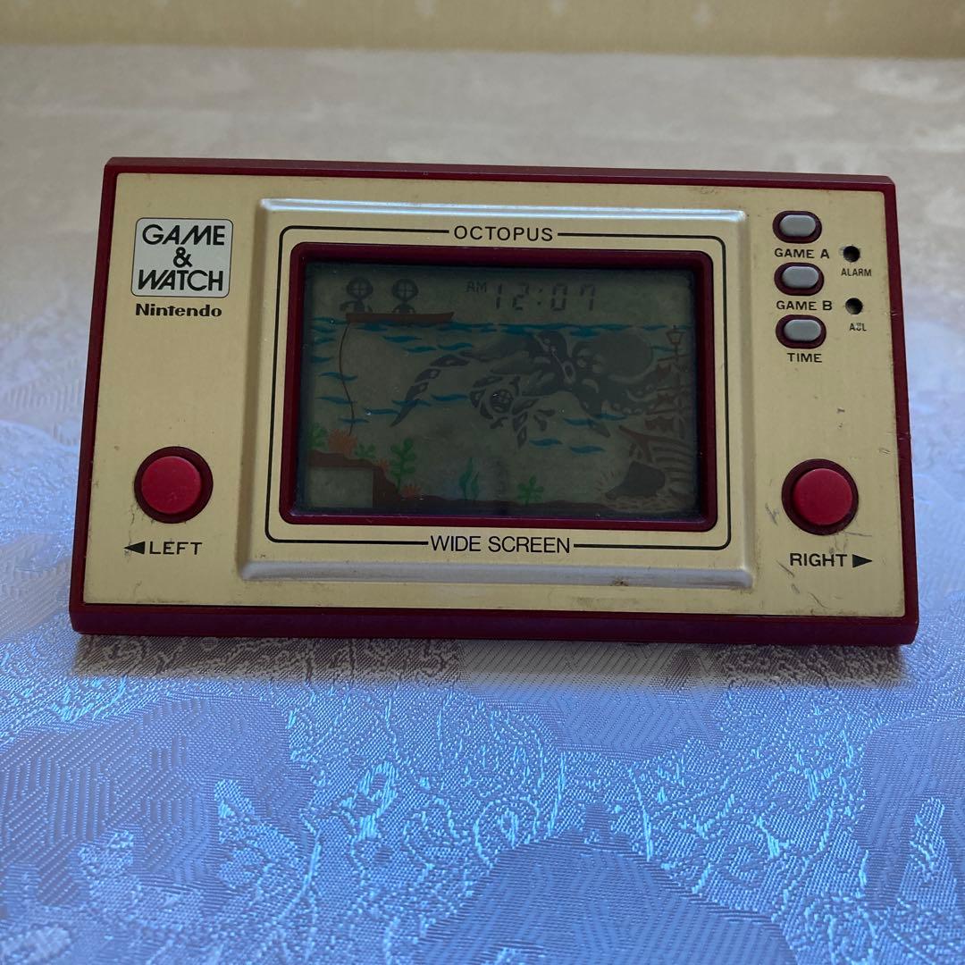 ゲーム＆ウォッチ ワイドスクリーン　オクトパス　任天堂