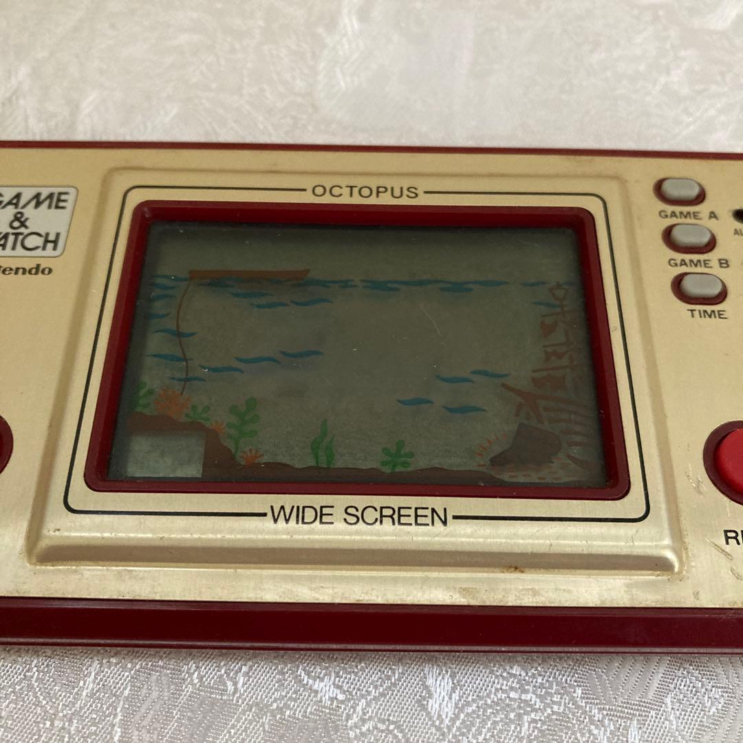ゲーム＆ウォッチ ワイドスクリーン　オクトパス　任天堂