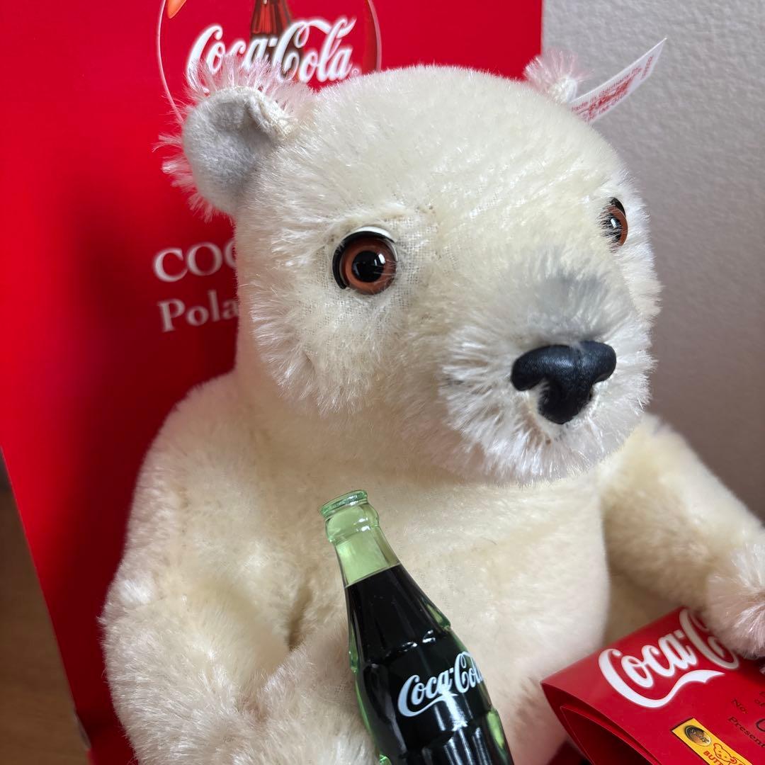 シュタイフ　Steiff コカコーラベア　テディベア　箱付き
