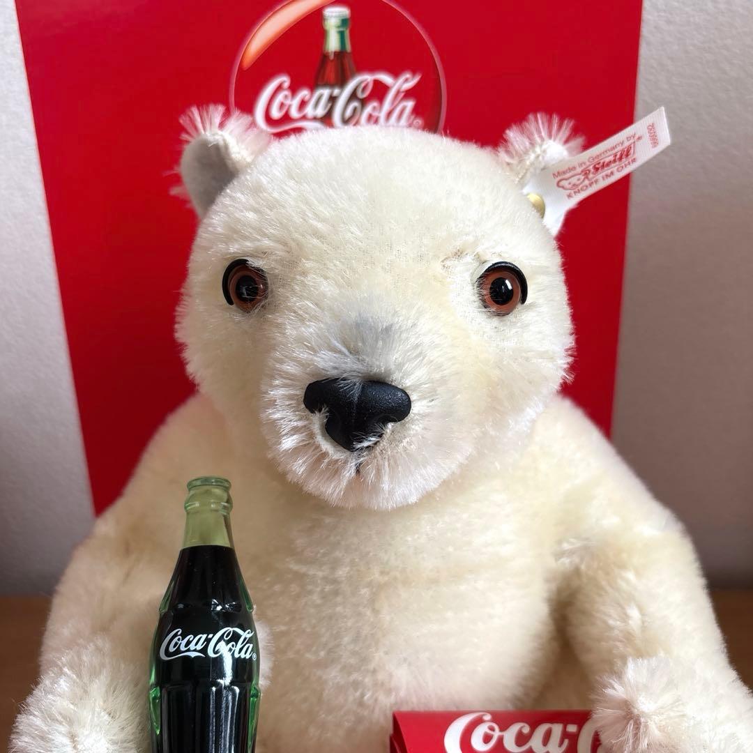 シュタイフ　Steiff コカコーラベア　テディベア　箱付き