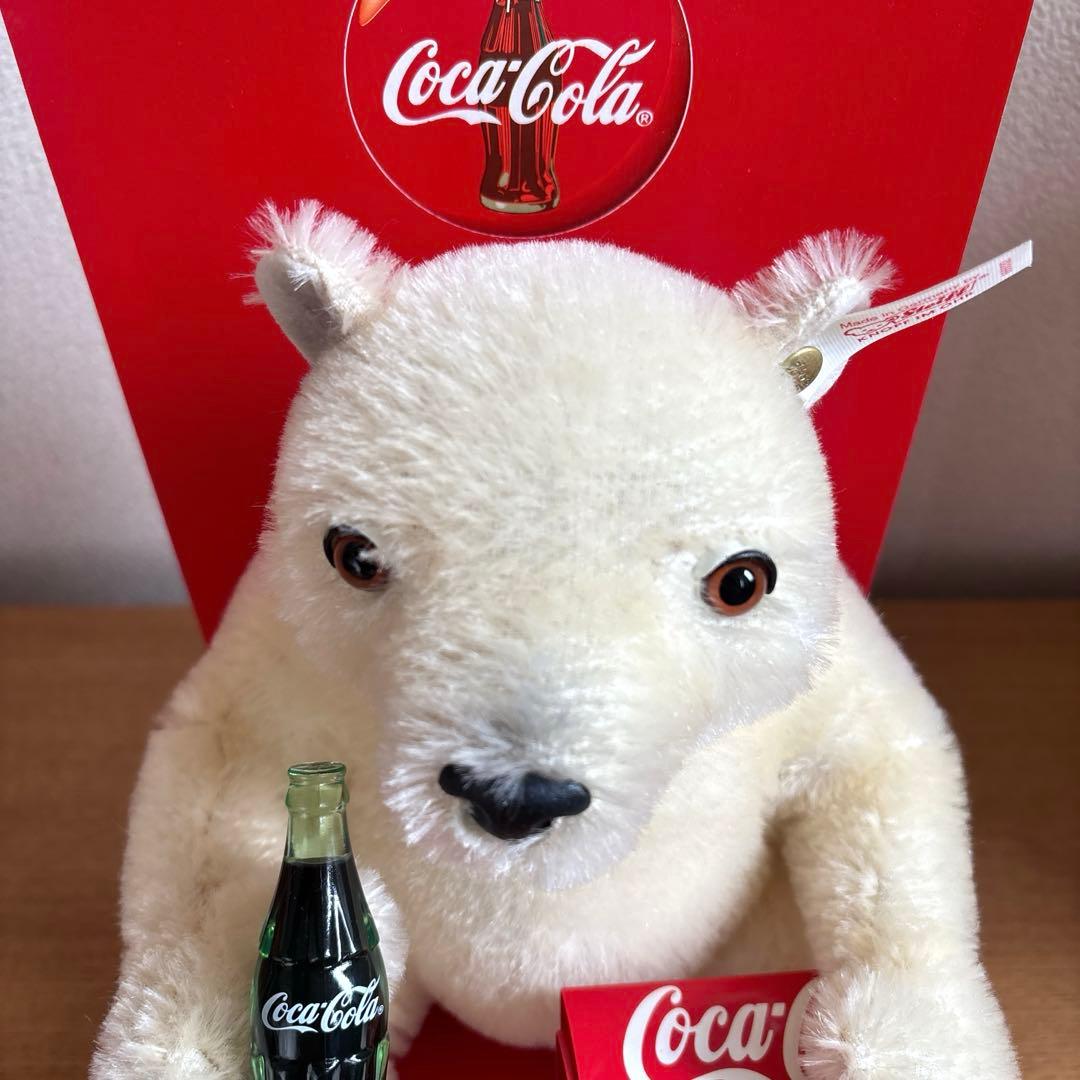 シュタイフ　Steiff コカコーラベア　テディベア　箱付き