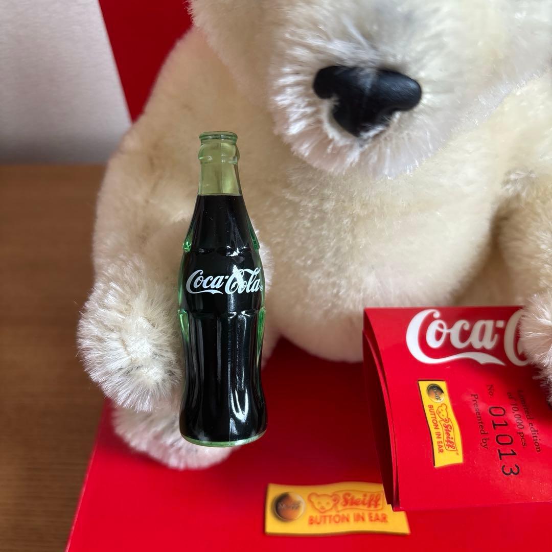シュタイフ　Steiff コカコーラベア　テディベア　箱付き