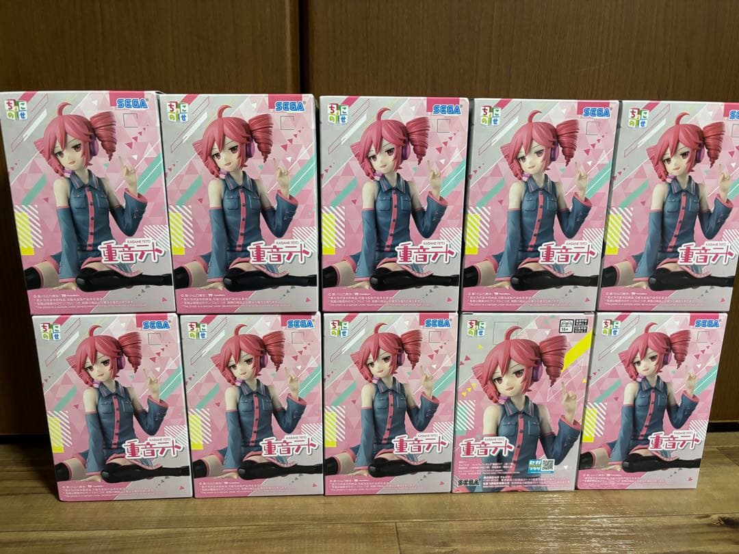 重音テト ちょこのせ プレミアムフィギュア　10個セット　プライズ