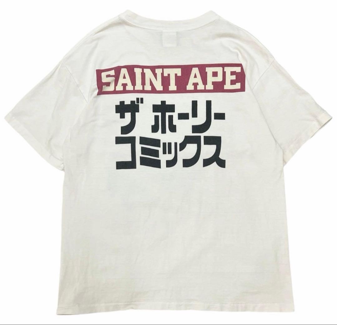 SAINT MICHAEL x BAPE 猿人戦隊セイントエイプ T
