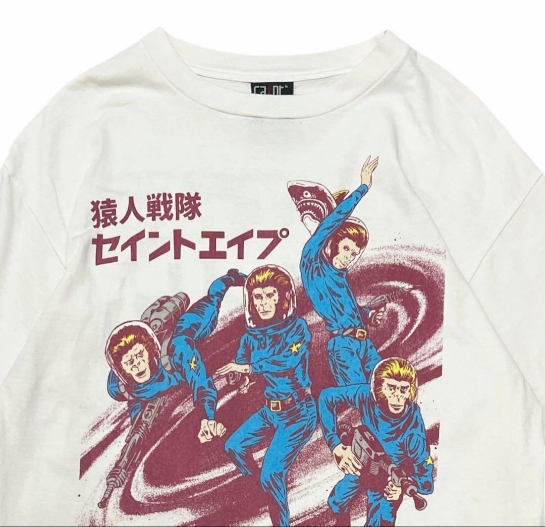 SAINT MICHAEL x BAPE 猿人戦隊セイントエイプ T
