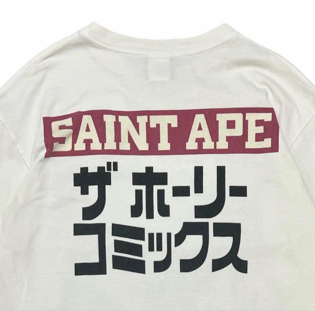 SAINT MICHAEL x BAPE 猿人戦隊セイントエイプ T