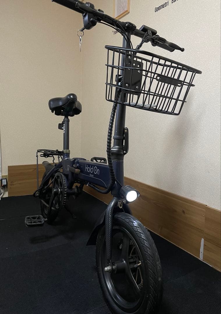 す*！様 Hold On Q1 電動アシスト自転車 ネイビー