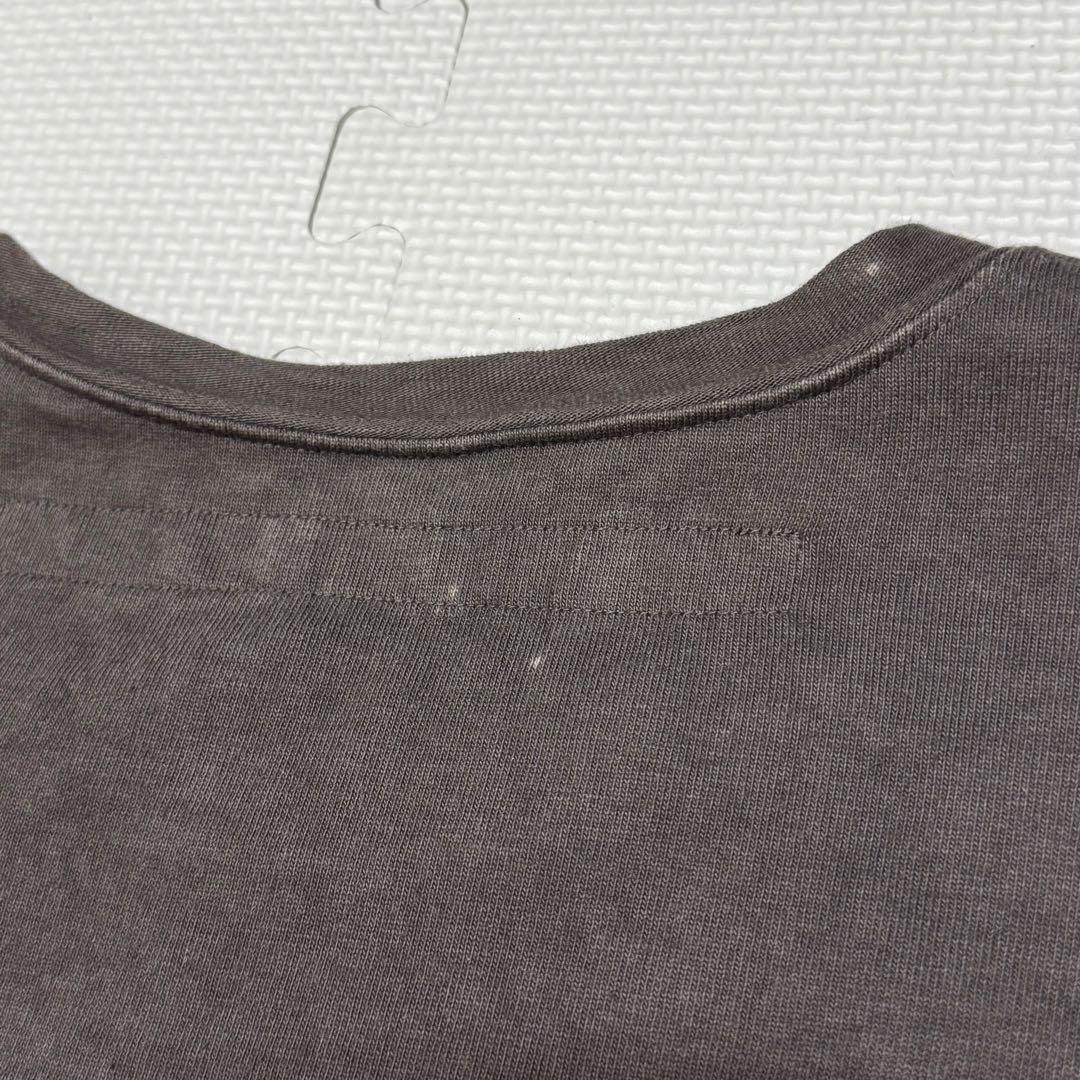 KAPITAL　キャピタル　半袖　Tシャツ　ポケT　2 チャコールグレー 厚手