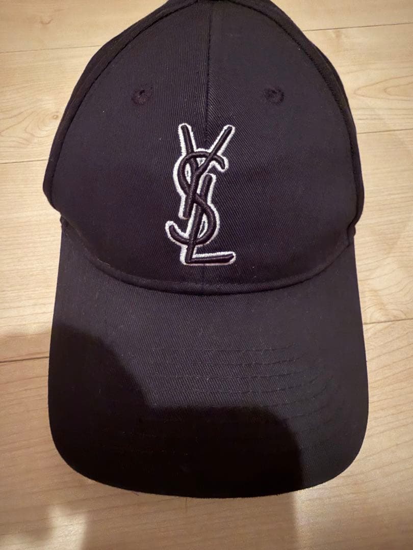 【正規品｜期間限定値引き】YSL モノグラムキャップ ブラック