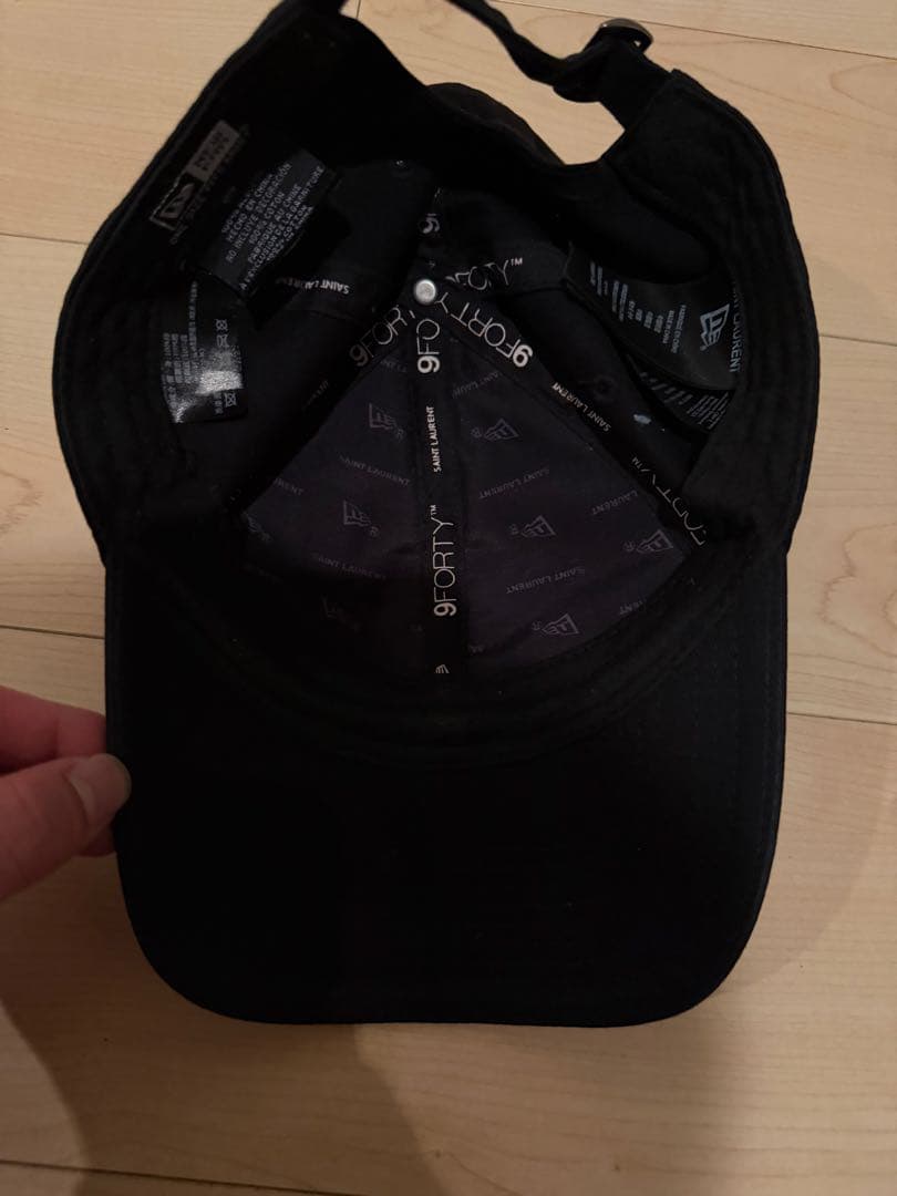 【正規品｜期間限定値引き】YSL モノグラムキャップ ブラック