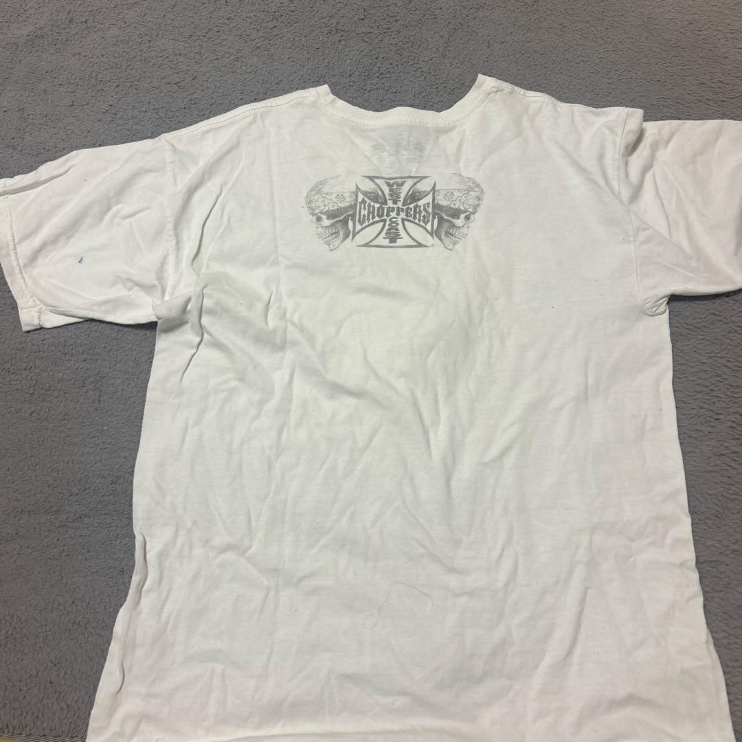 最終値下げwest coast choppers Tシャツ ドクロ L 希少