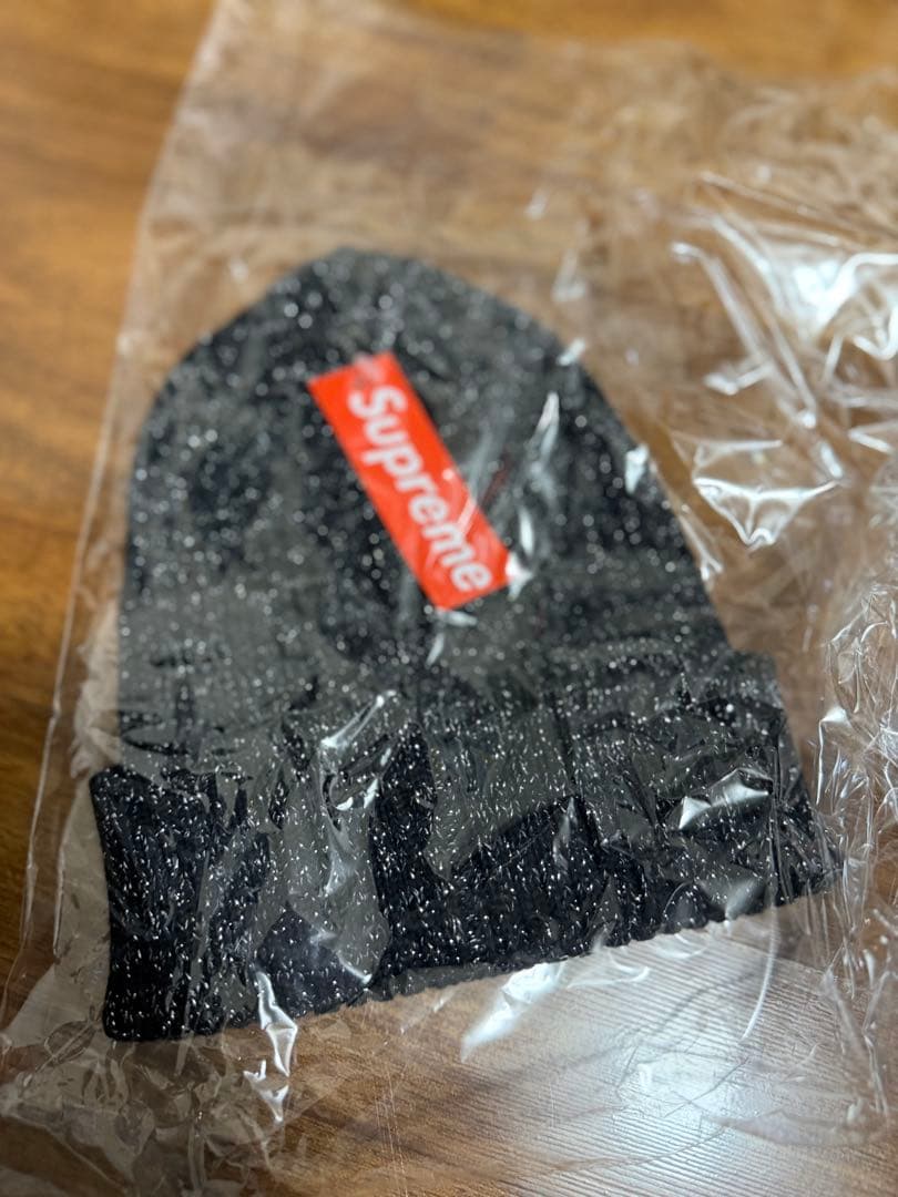 新品未使用 supreme Overdyed Beanie メタリックブラック