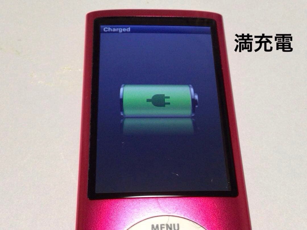 iPod nano５世代8GBピンクno.240バッテリー交換済作動品
