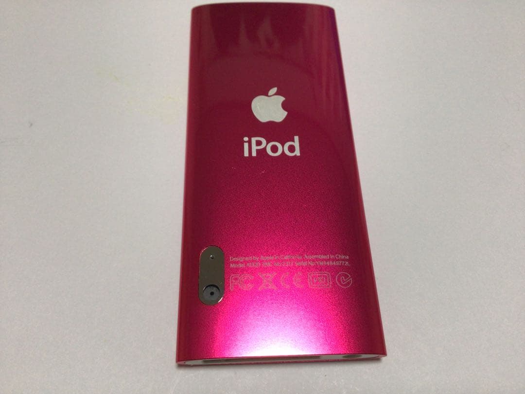 iPod nano５世代8GBピンクno.240バッテリー交換済作動品