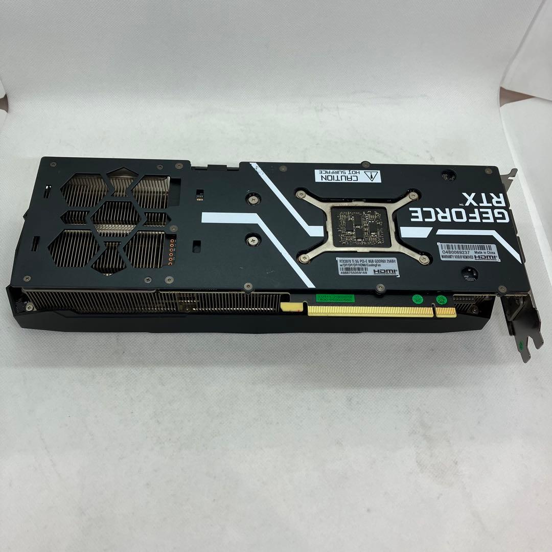 グラフィックボード・グラボ・ビデオカード GALAKURO GAMING RTX 3070 Ti E8GB 156