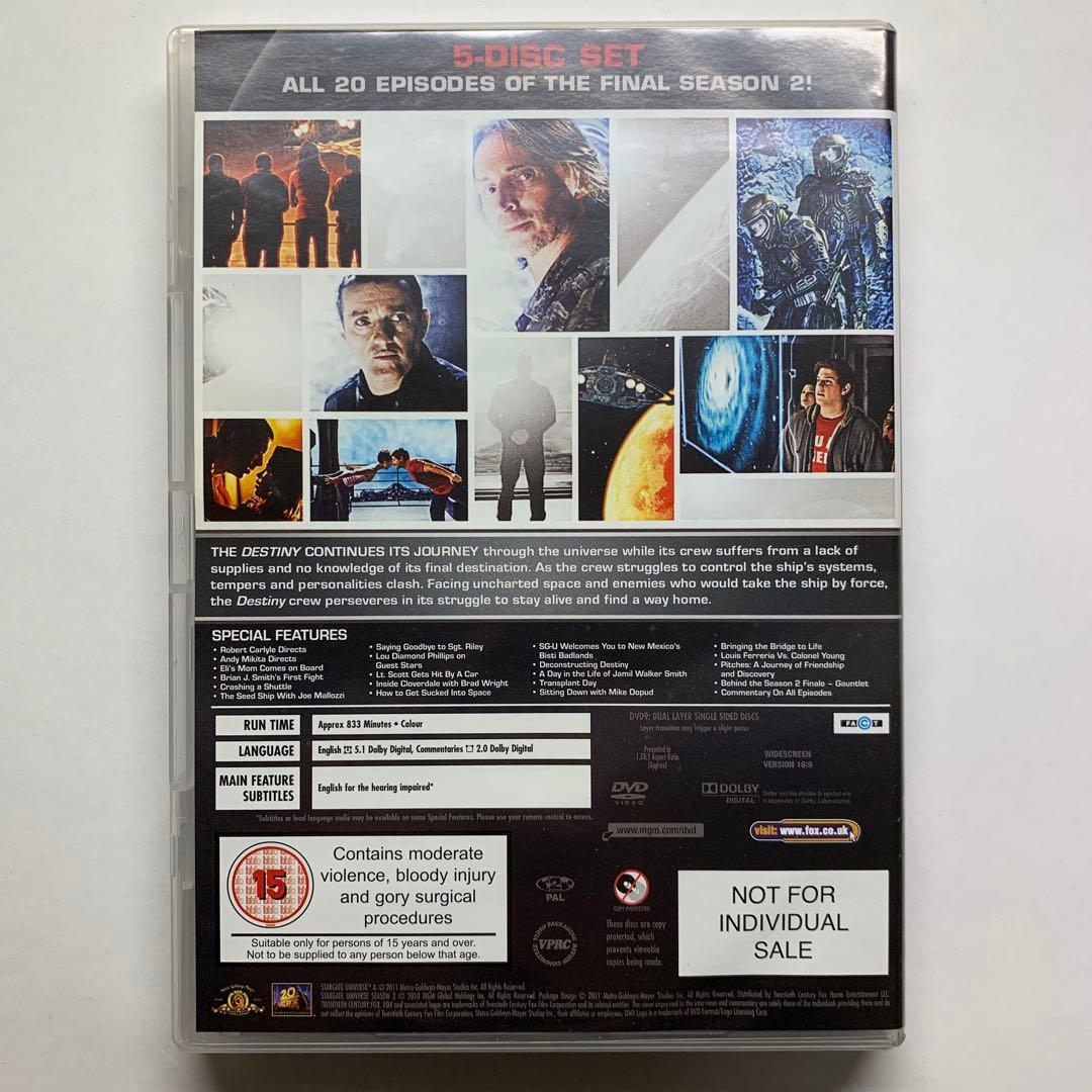 TVドラマ SGU Stargate Universe: Seasons 1 & 2