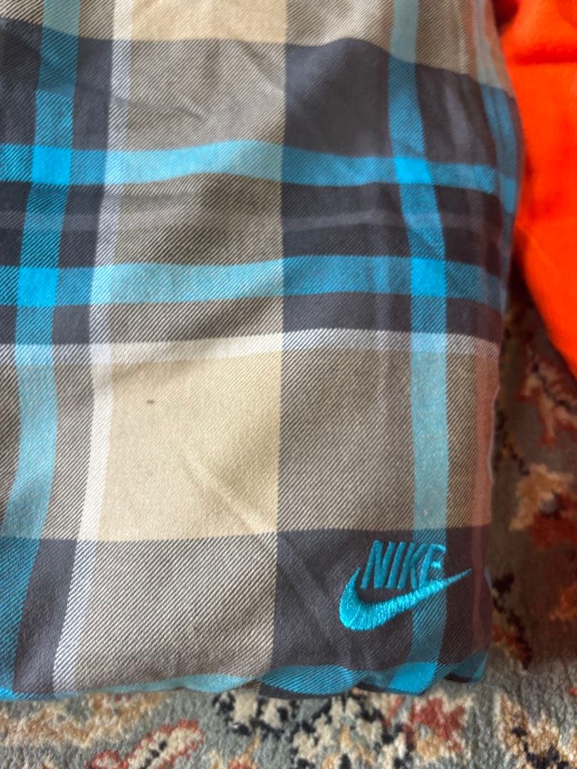 Nike チェック柄 ダウンベスト シャツセット