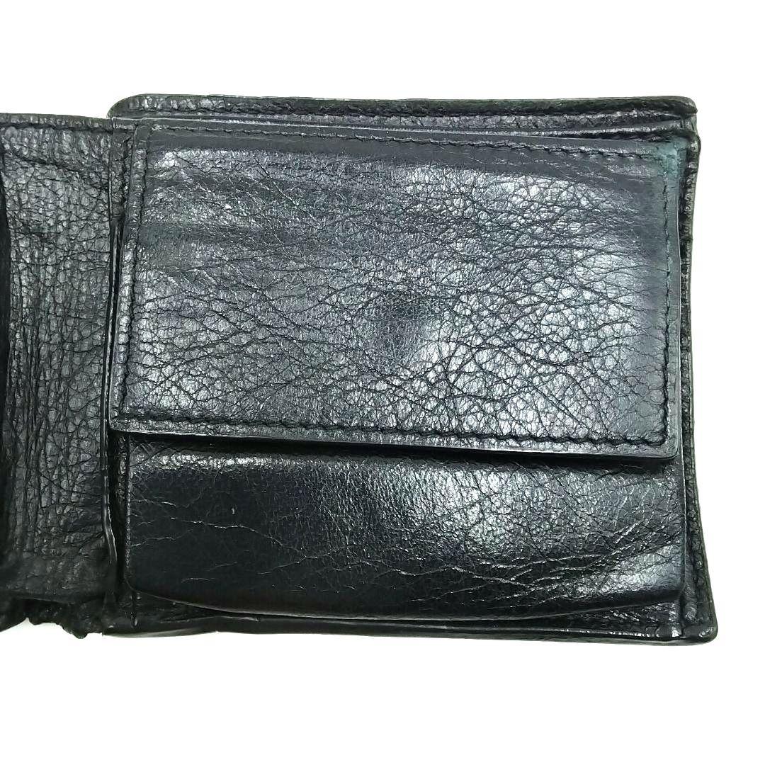BALENCIAGA バレンシアガ 二つ折り財布 グラフィック ウォレット黒×白