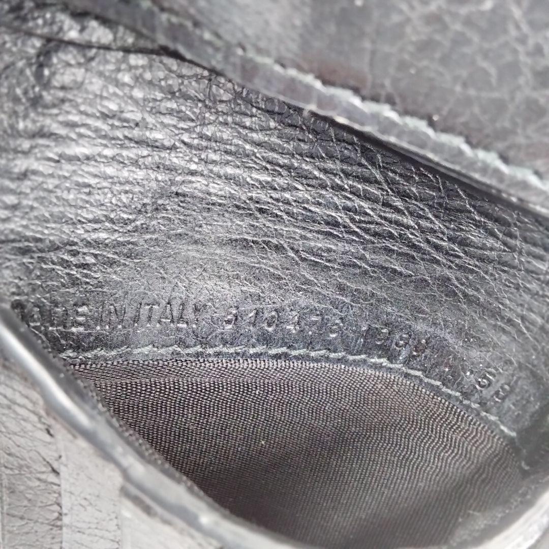 BALENCIAGA バレンシアガ 二つ折り財布 グラフィック ウォレット黒×白