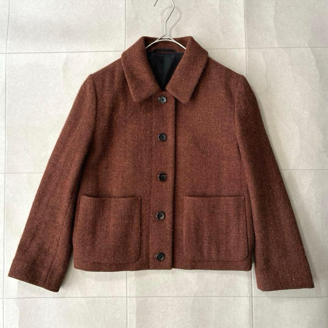 美品【MARGARET HOWELL】 HARRIS TWEED BLOUSON