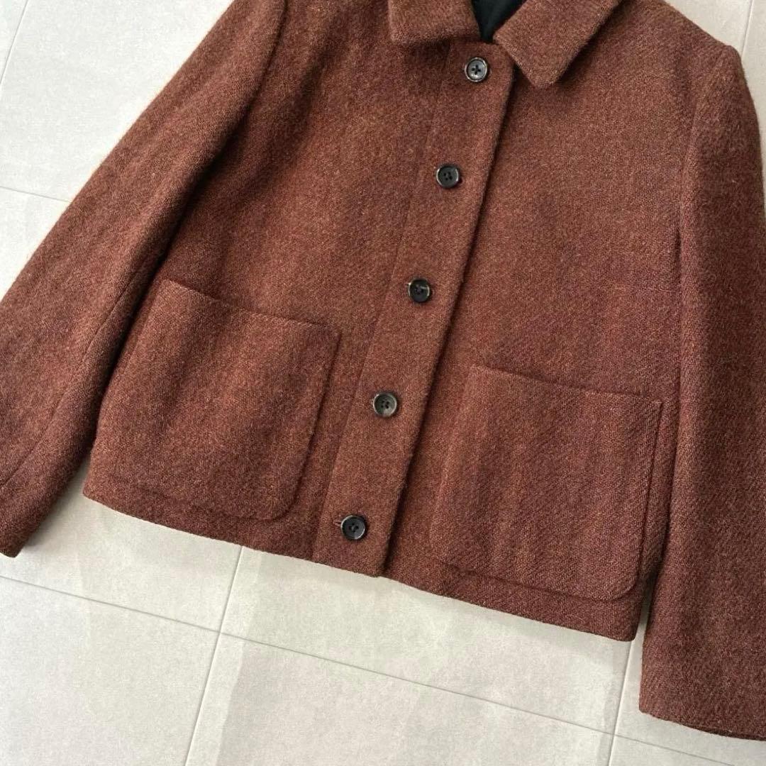 美品【MARGARET HOWELL】 HARRIS TWEED BLOUSON
