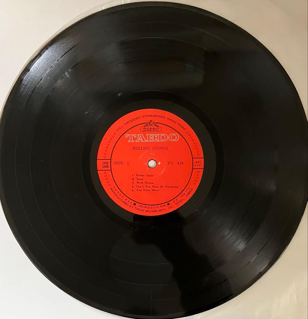 韓国盤 Rolling Stones Sticky Fingers LPレコード