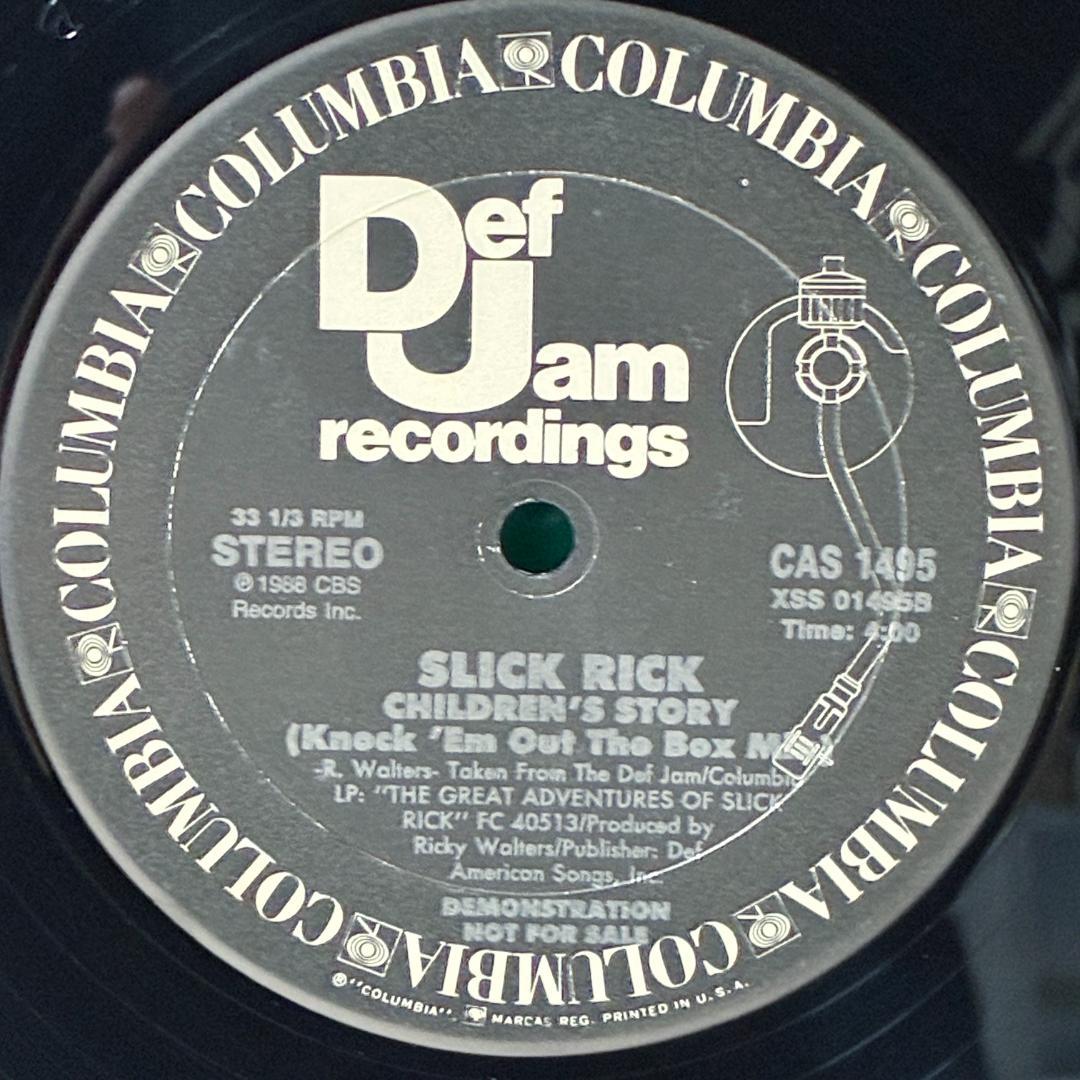 【CAS1495プロモ盤】Slick Rick Children's Story