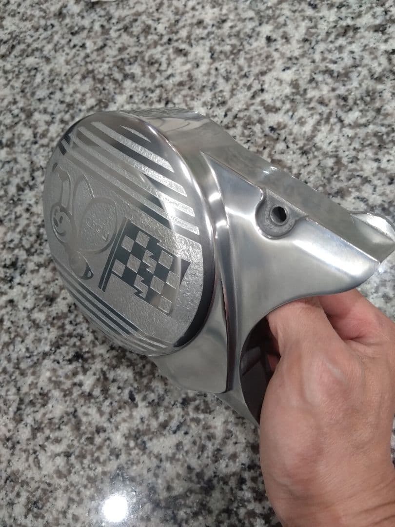 【限定1品】シャリー等　太足　ワイド　ジェネレーターカバー　彫り込み　ホンダ