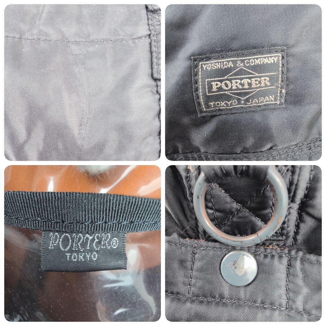 美品✨️PORTER ミニボストンバッグ タンカー 2way ブラック系
