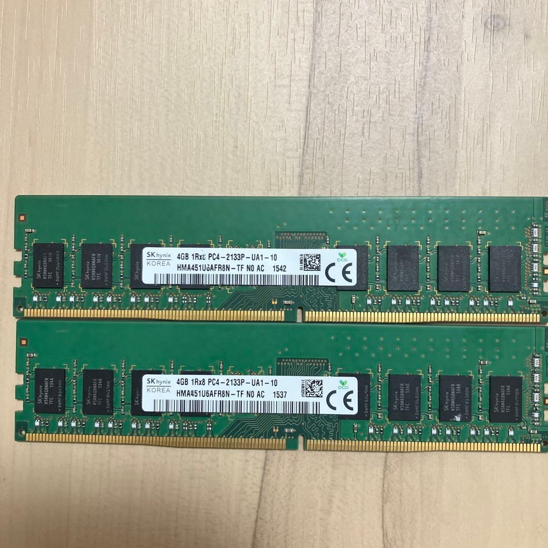ddr4 8gb 4gb まとめ売り　メモリ