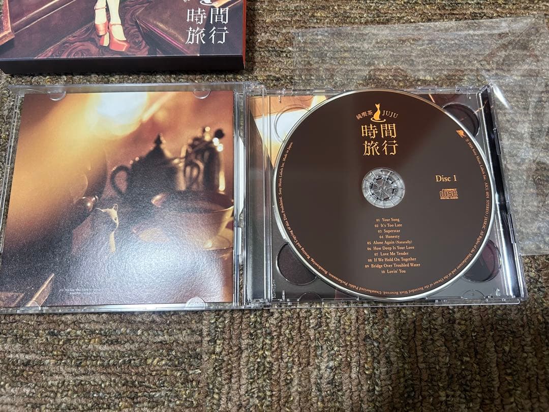 一度視聴！昭和洋楽 純喫茶JUJU「時間旅行」CD +DVD 初回限定盤