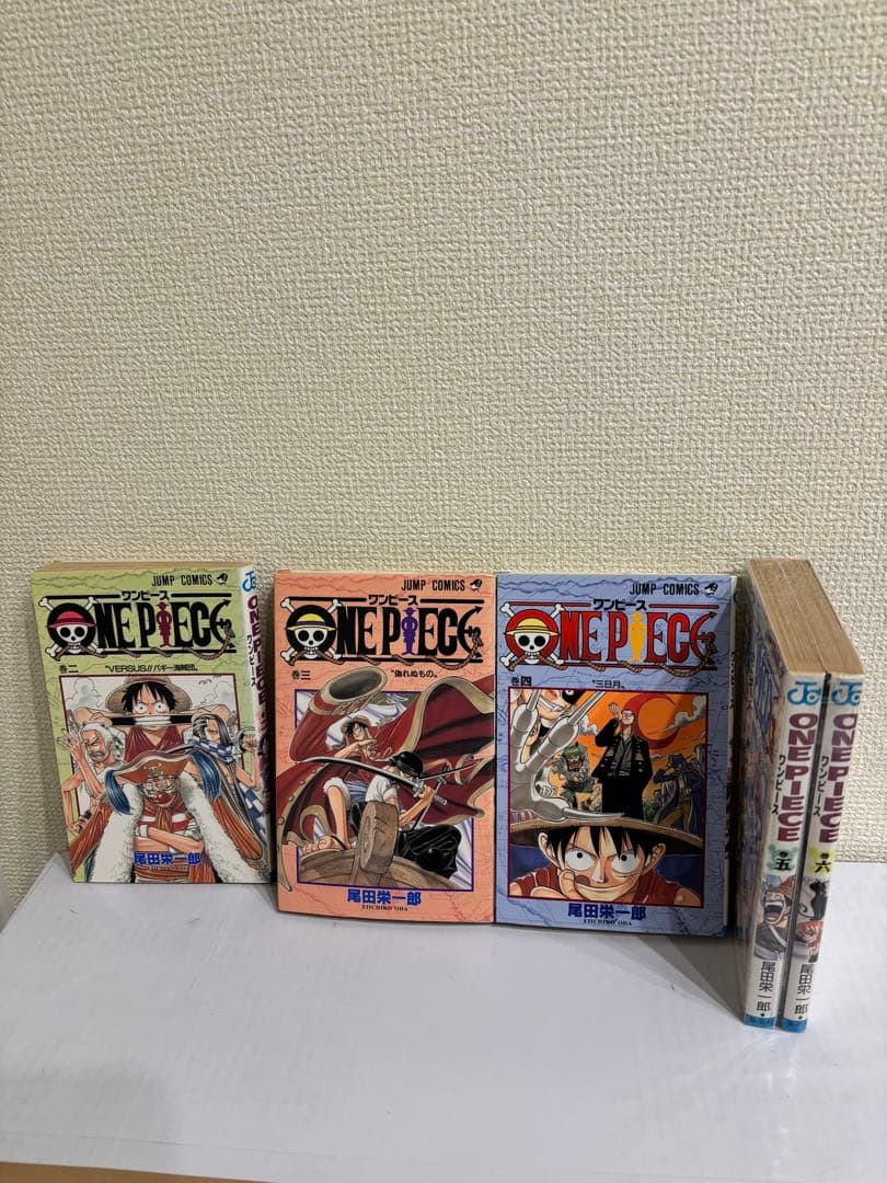 ONE PIECE 初版 2〜6巻セット