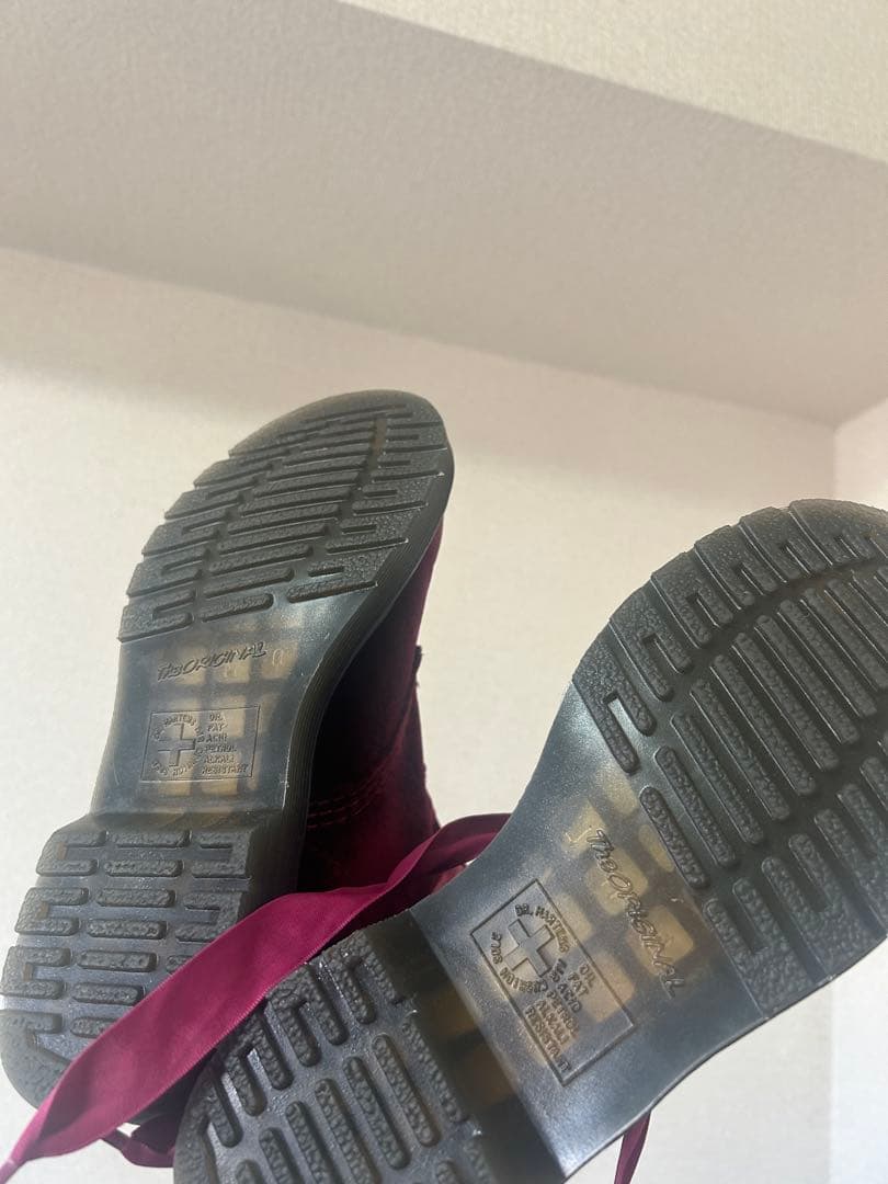 Dr.Martens ヴィーガン 1460 パスカル　ブーツ　赤　ボルドー