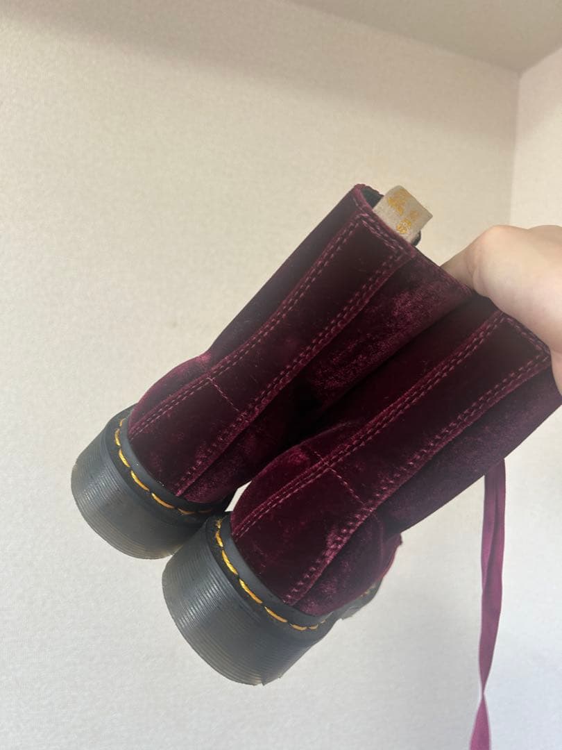 Dr.Martens ヴィーガン 1460 パスカル　ブーツ　赤　ボルドー