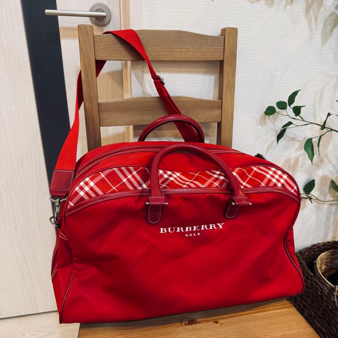 BURBERRY GOLF ボストンバッグ ノバチェック ハンドバック