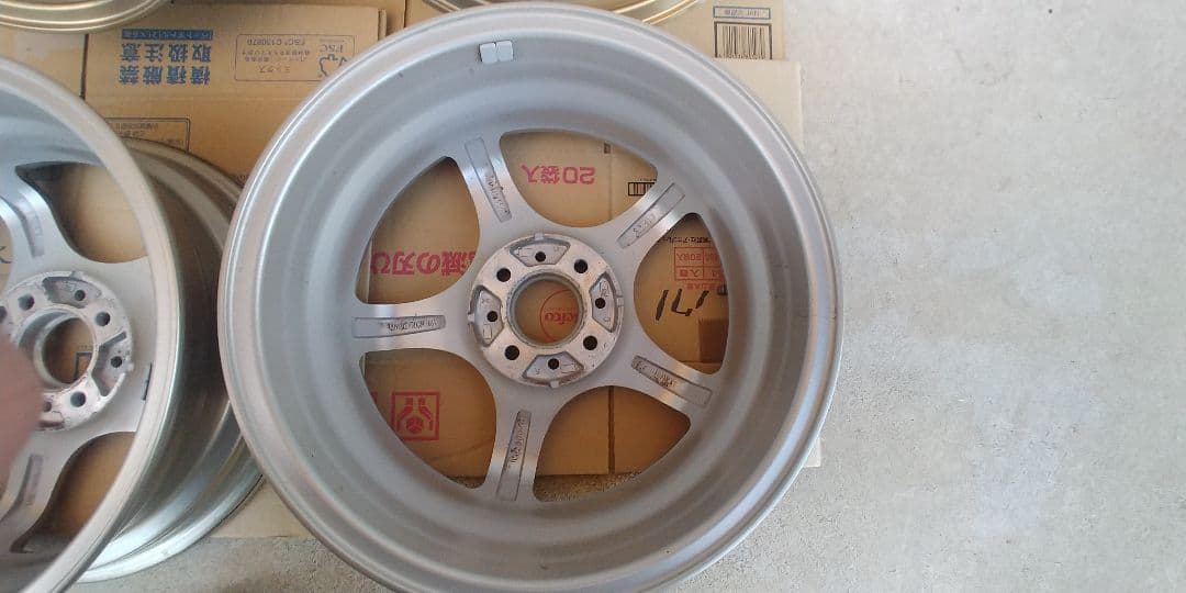 5ZIGEN FN01R-C 15インチ 5.5J ブロンズクリア ホイール ②