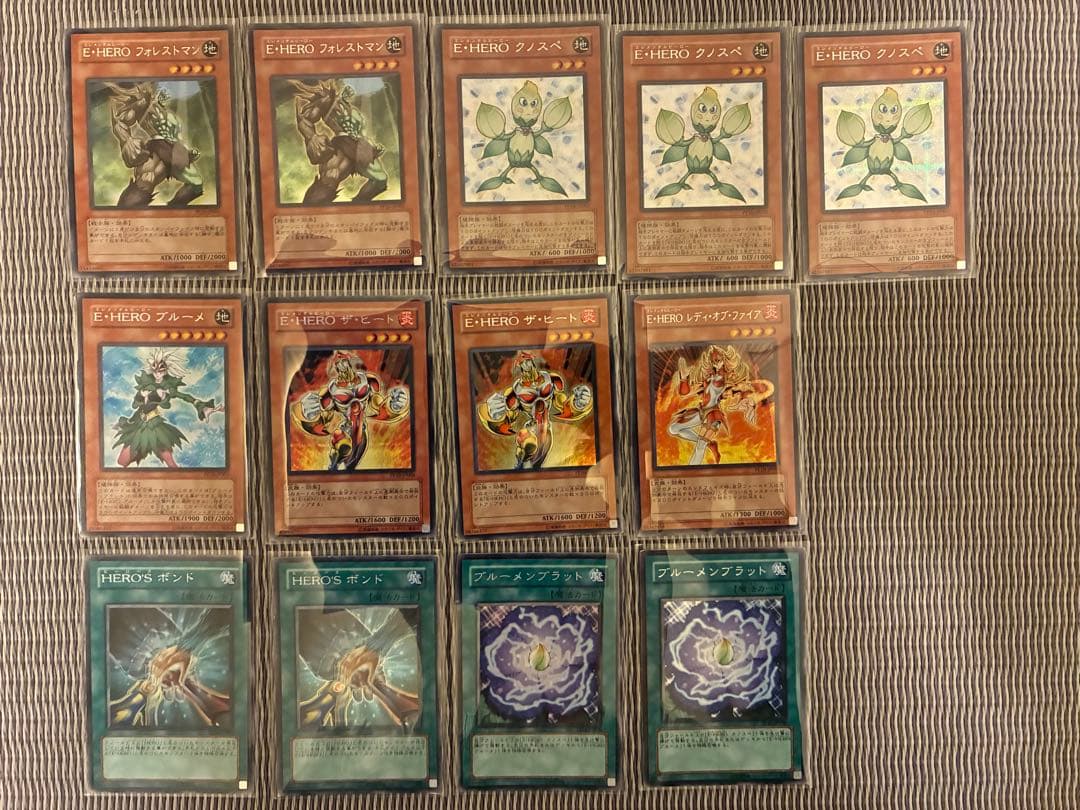 【匿名配送】遊戯王　E•HERO エレメンタルヒーロー　まとめ売り　ホロあり