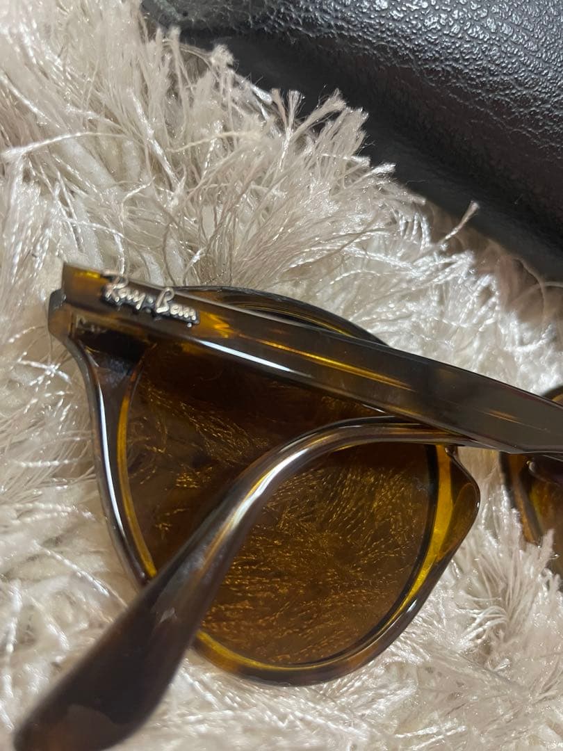 Ray-Ban RB2180F偏光サングラス710/83ハバナ ケース付 美品