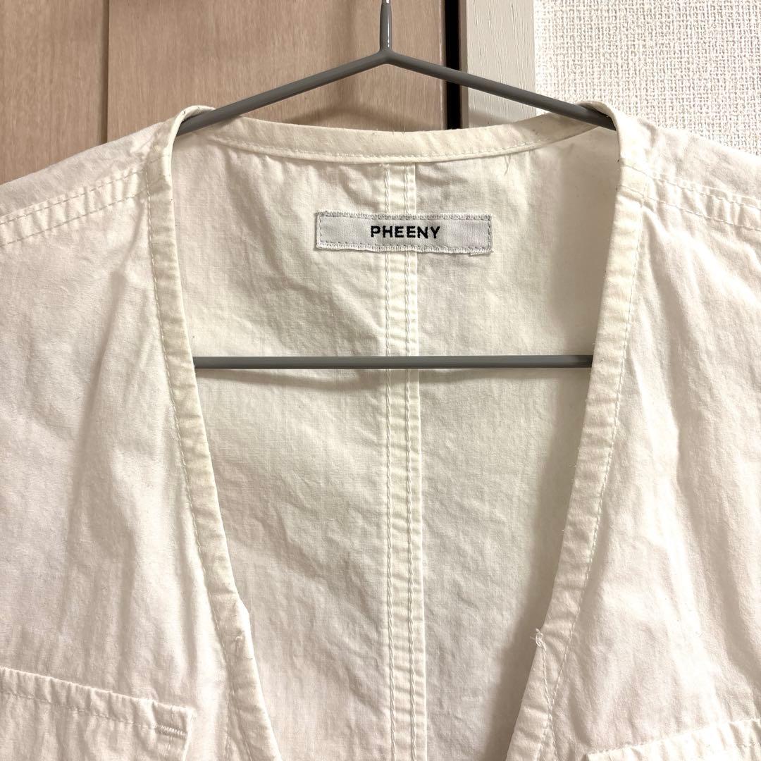 フィーニー pheeny ベスト ダンプフィールドジャケット ホワイト