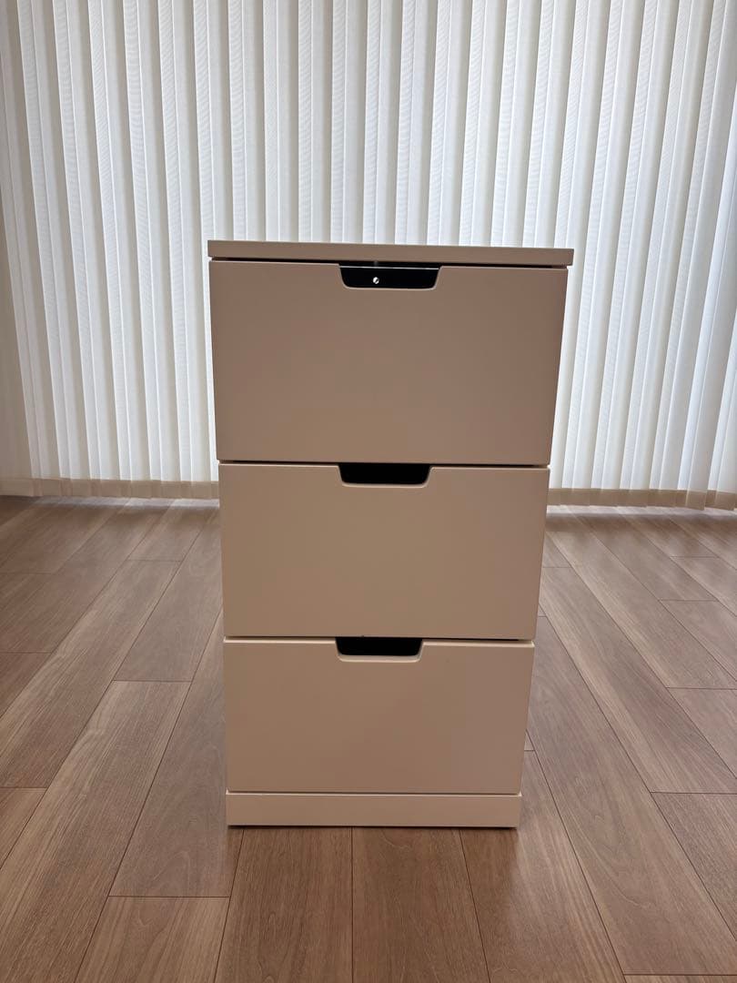 【送料込み】IKEA NORDLI ノールドリ チェスト ホワイト