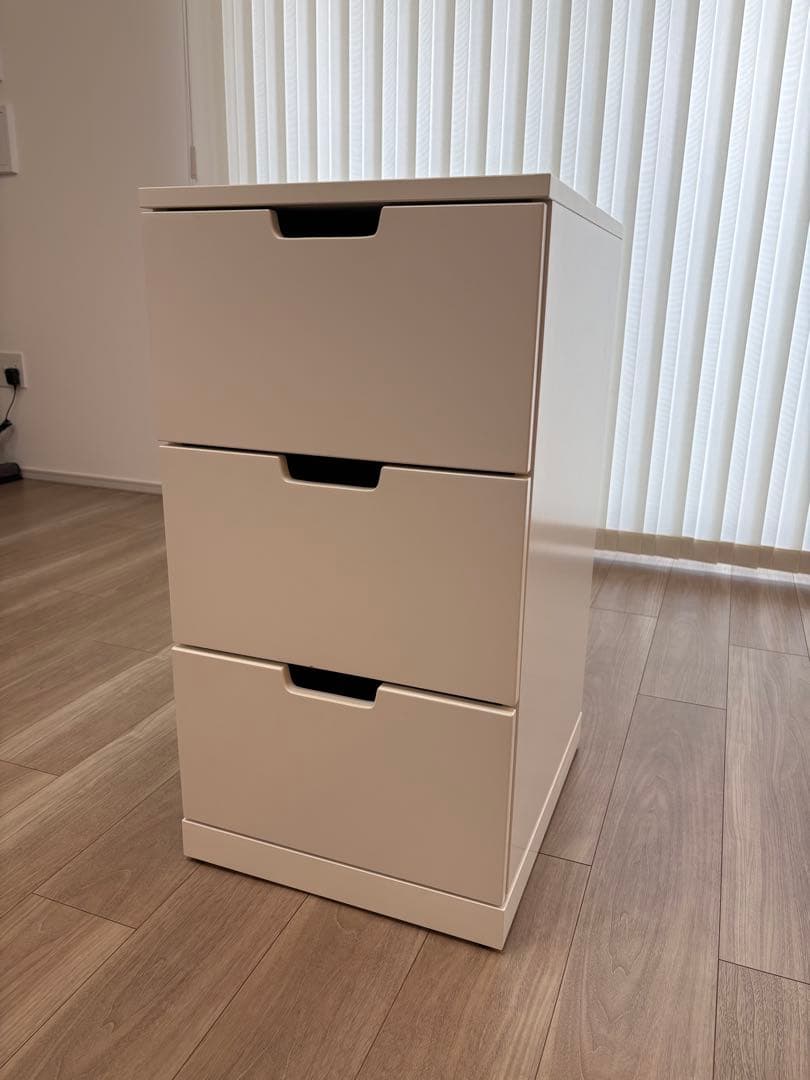 【送料込み】IKEA NORDLI ノールドリ チェスト ホワイト