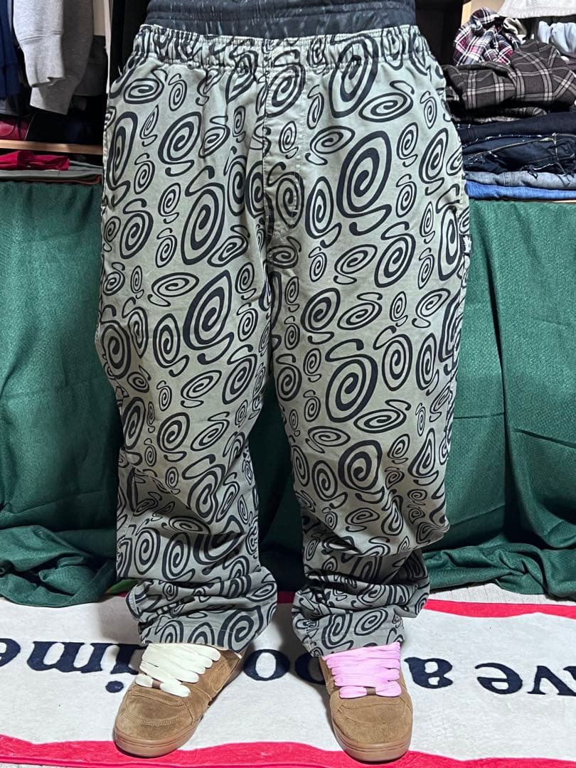 h*n様 Stussy swirly beach pant