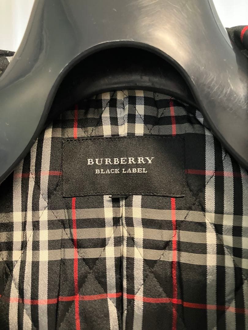 BURBERRY BLACK LABEL ダッフルコート ブラック