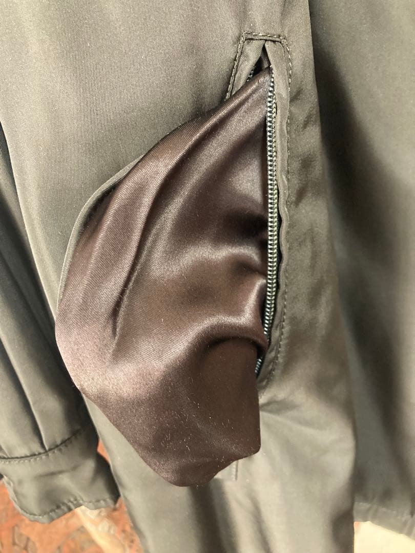 プラダ PRADA コート トレンチコート ベルト ナイロン アウター ブラック