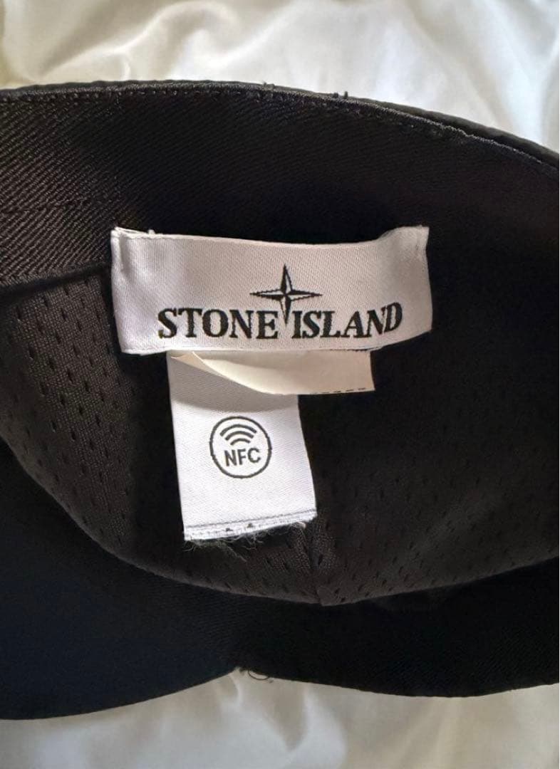 帽子 Stone  6-panel nylon l cap BLK