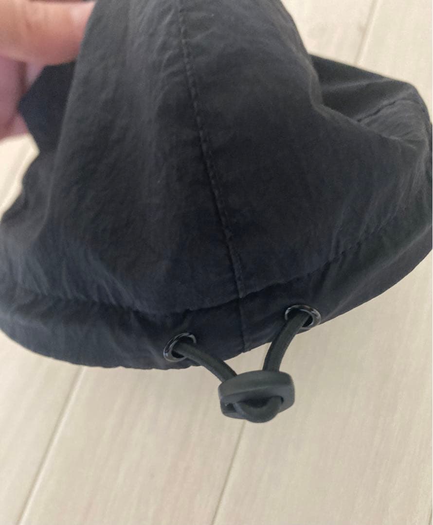 帽子 Stone  6-panel nylon l cap BLK