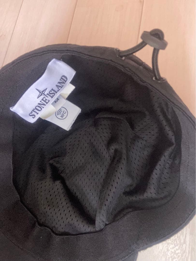 帽子 Stone  6-panel nylon l cap BLK