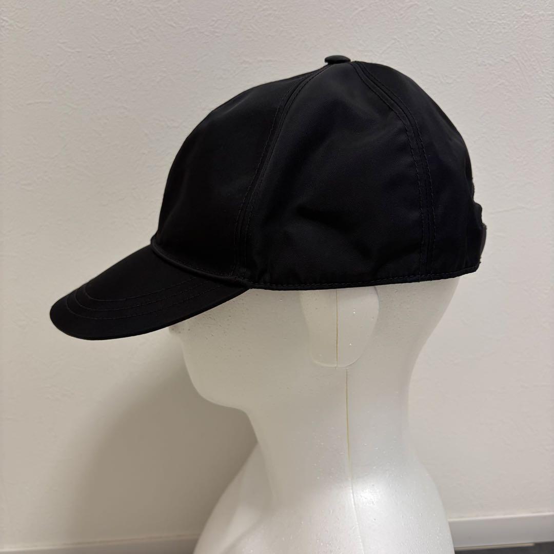【未使用級】PRADA Re-Nylon ベースボール キャップ 黒 ブラック