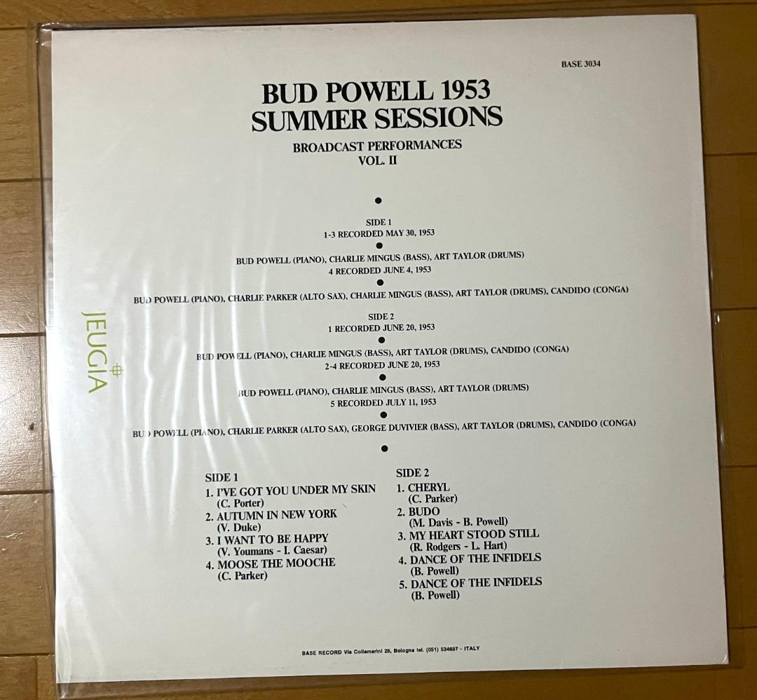 BUD POWELL 1953年 レコード3枚セット